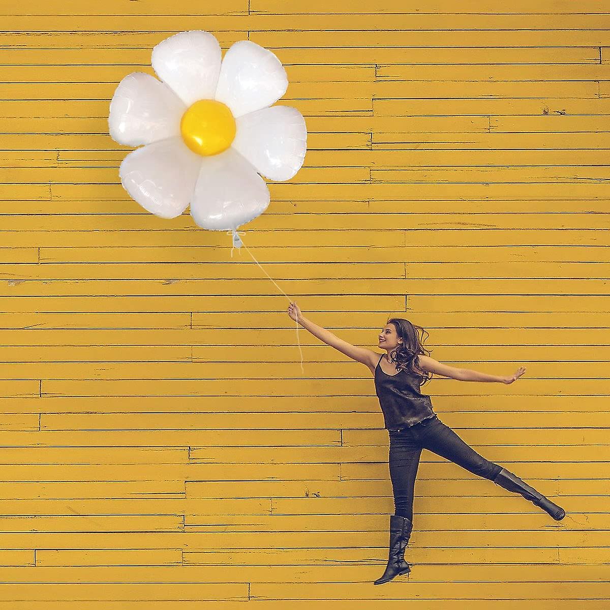5 Pièces Petit Glaçage De Gâteau De Rguerite De Papier, Décorations De Dessus De Gâteau De