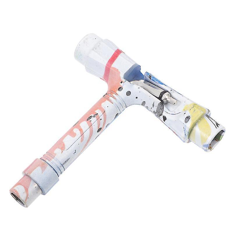 10.5X10cm Assorted Color Skateboard Small Parts 1pc Versatile Skateboard Wrench Skating T Tool Skate