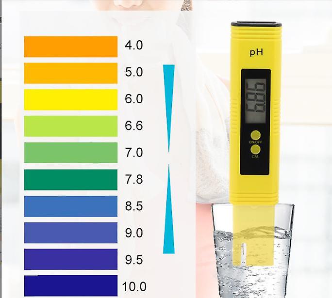 Digital Ph Meter, 0.01 High Precision Water Quality Test Ph Meter Meter, 0-14ph Measuring Range Ph Meter Is Suitable For Home Drinking Water, Aquarium