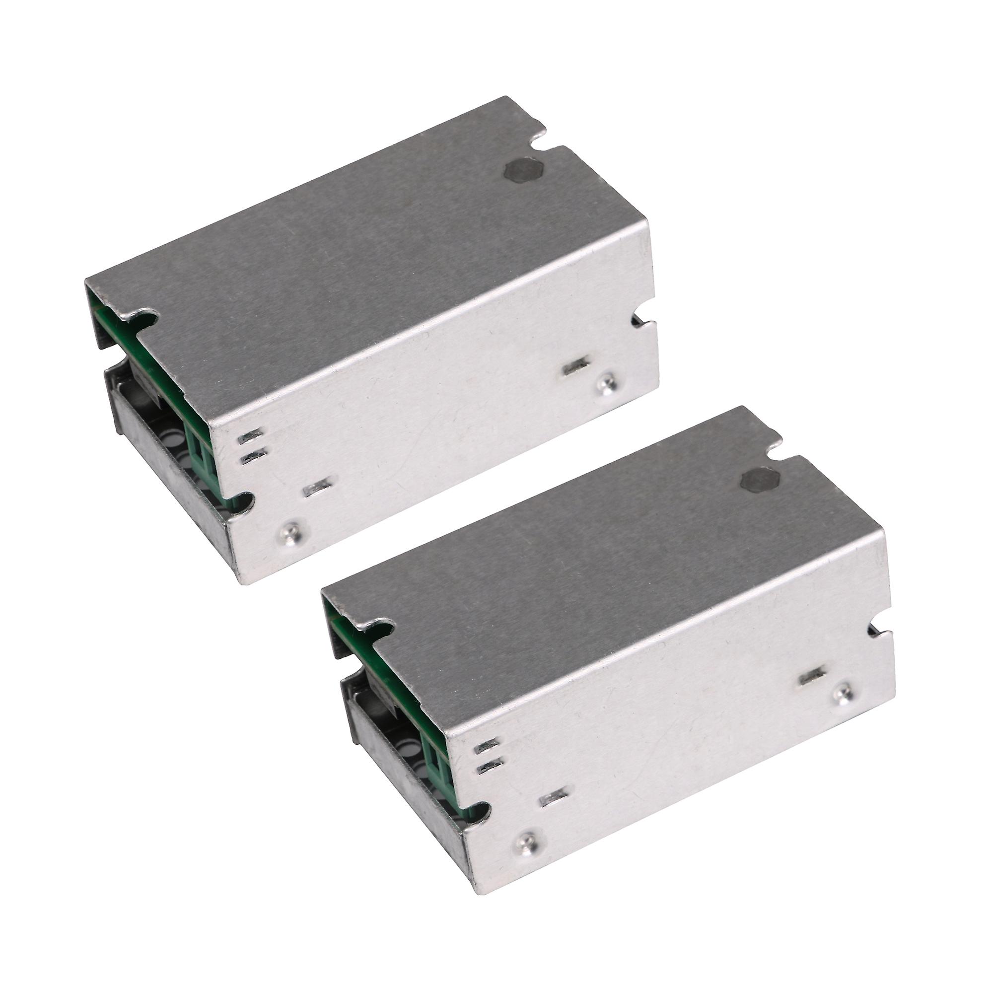 2Pcs DC8-55V to 1-35V 15A Step Down Voltage Buck Module Converter Silver