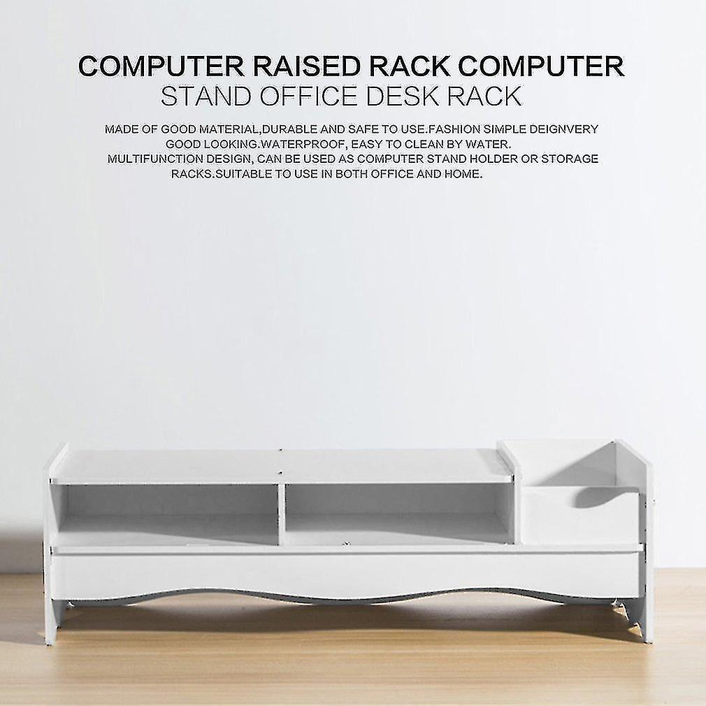 Multifunction Computer Desk Organizer Storage Office Increased Desktop Racks
