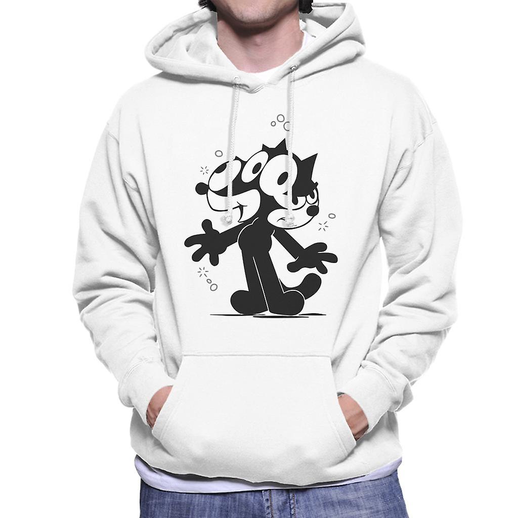 Felix The Cat Full Of Emotions Men's Hooded Sweatshirt