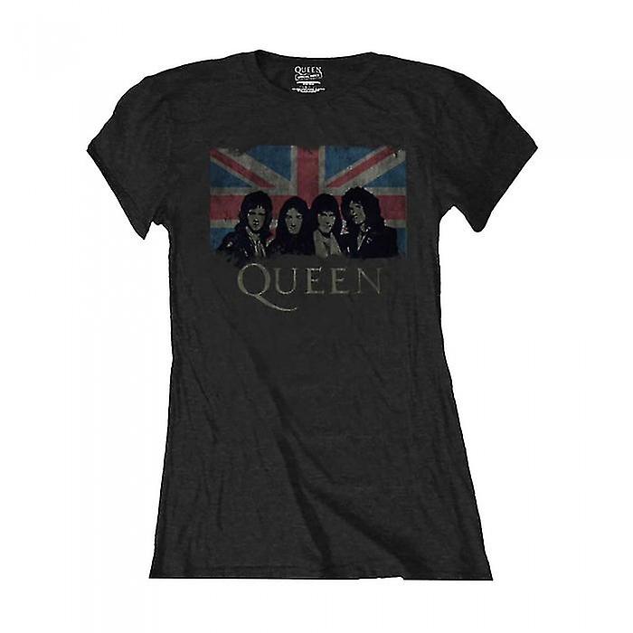 Queen Womens/Ladies Union Jack T-Shirt
