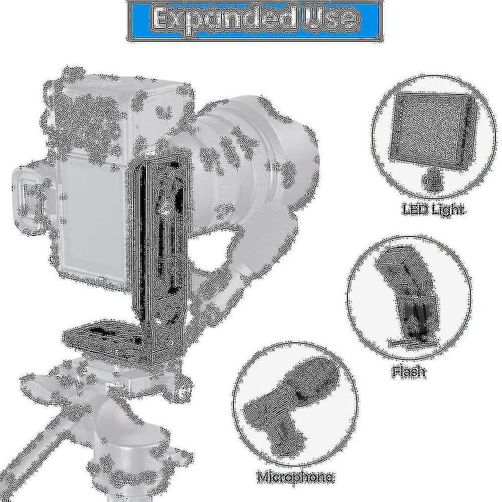 Dslr Camera L Bracket Tripod Quick Release Plate For Canon Nikon Sony Dji  Osmo Ronin Zhiyun Stabilizer