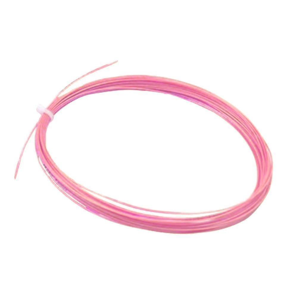 Pink Shock Absorbing String Line For Badminton Training Racket