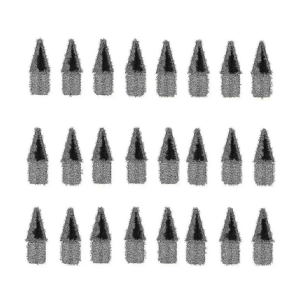 100pcs Everlasting Pencil Replaceable Refill Pencil Replaceable Graphite Nib Metal Inkless Writing