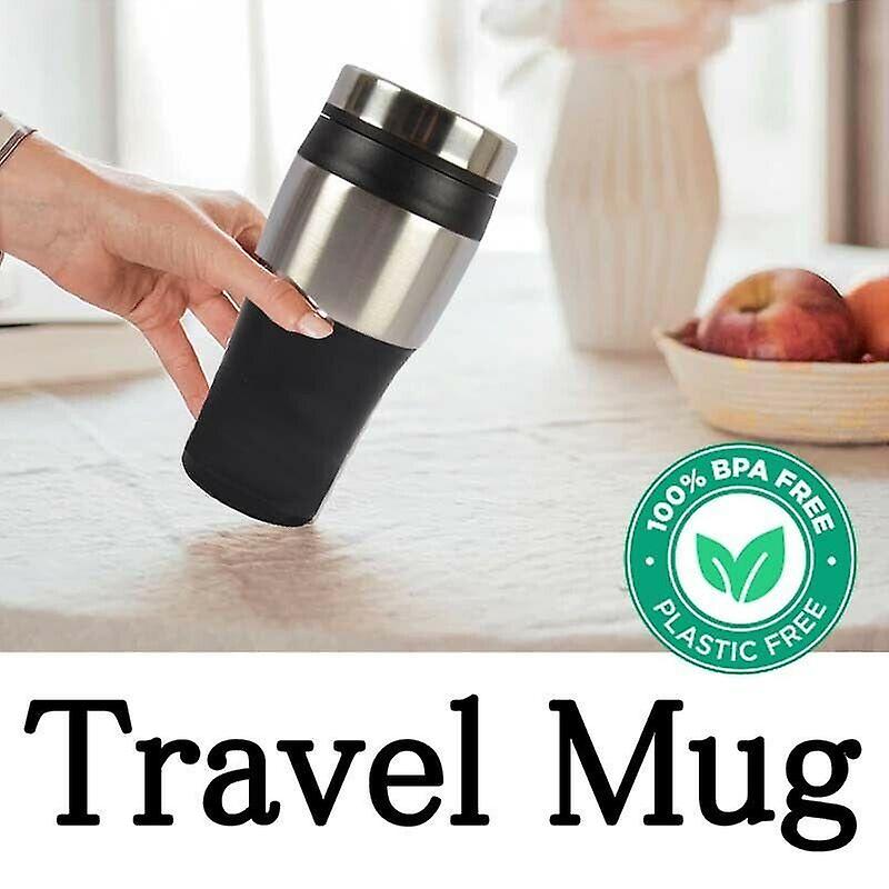 Thermos Water Travel Mug Vacuum Flask Hot Cold Drinks Insulated Coffee Cup 500ml