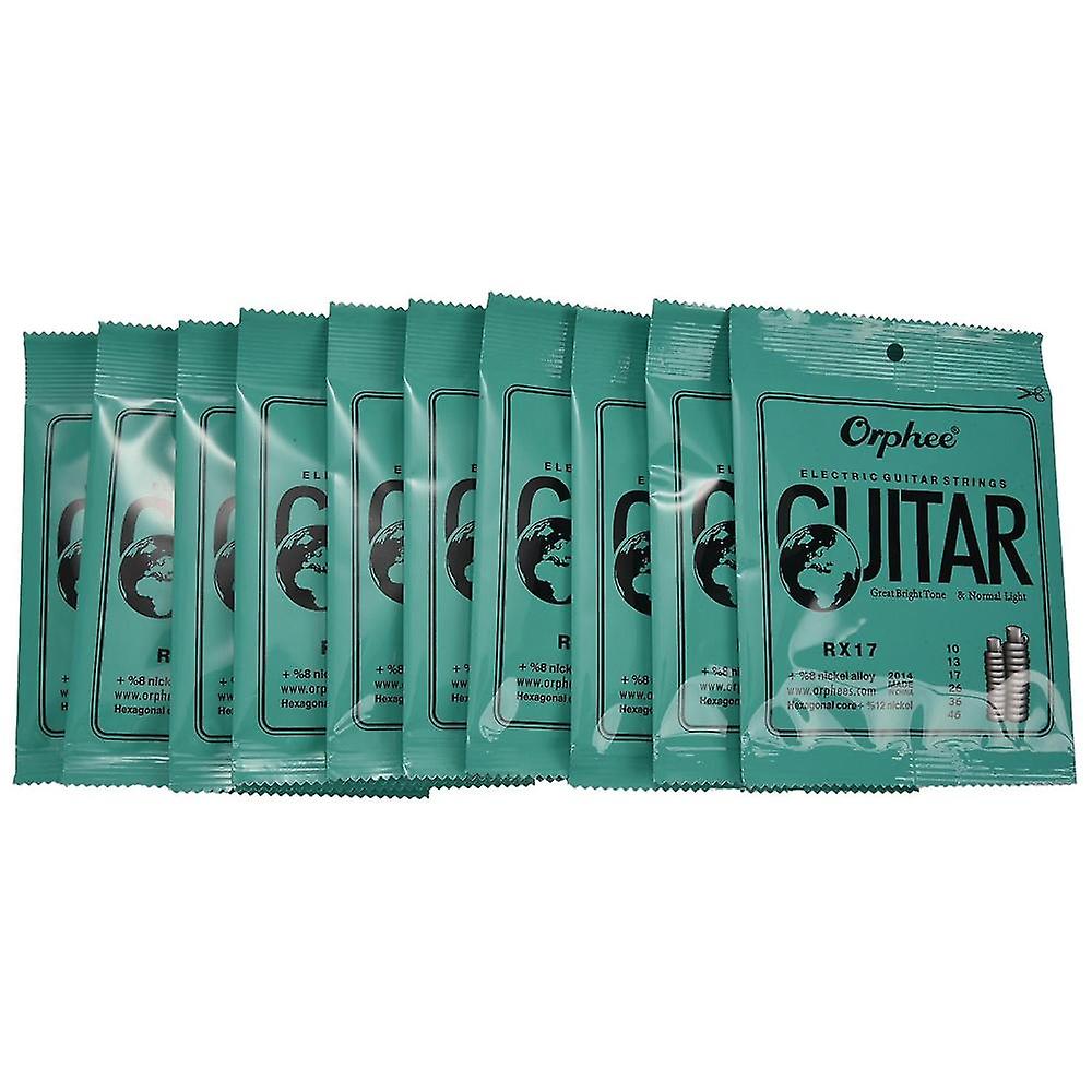 10 Set 6pcs/set Guitar String Rx17 Nickel Alloy String Super Light