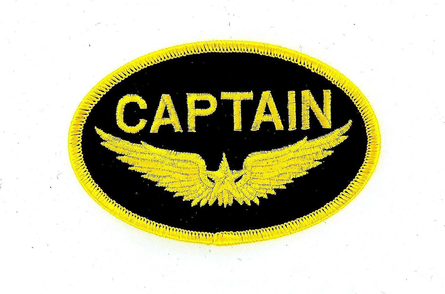 Patch Ecusson Brode Thermocollant Marine Naval Aviation Captain R2 Boat Aircraft
