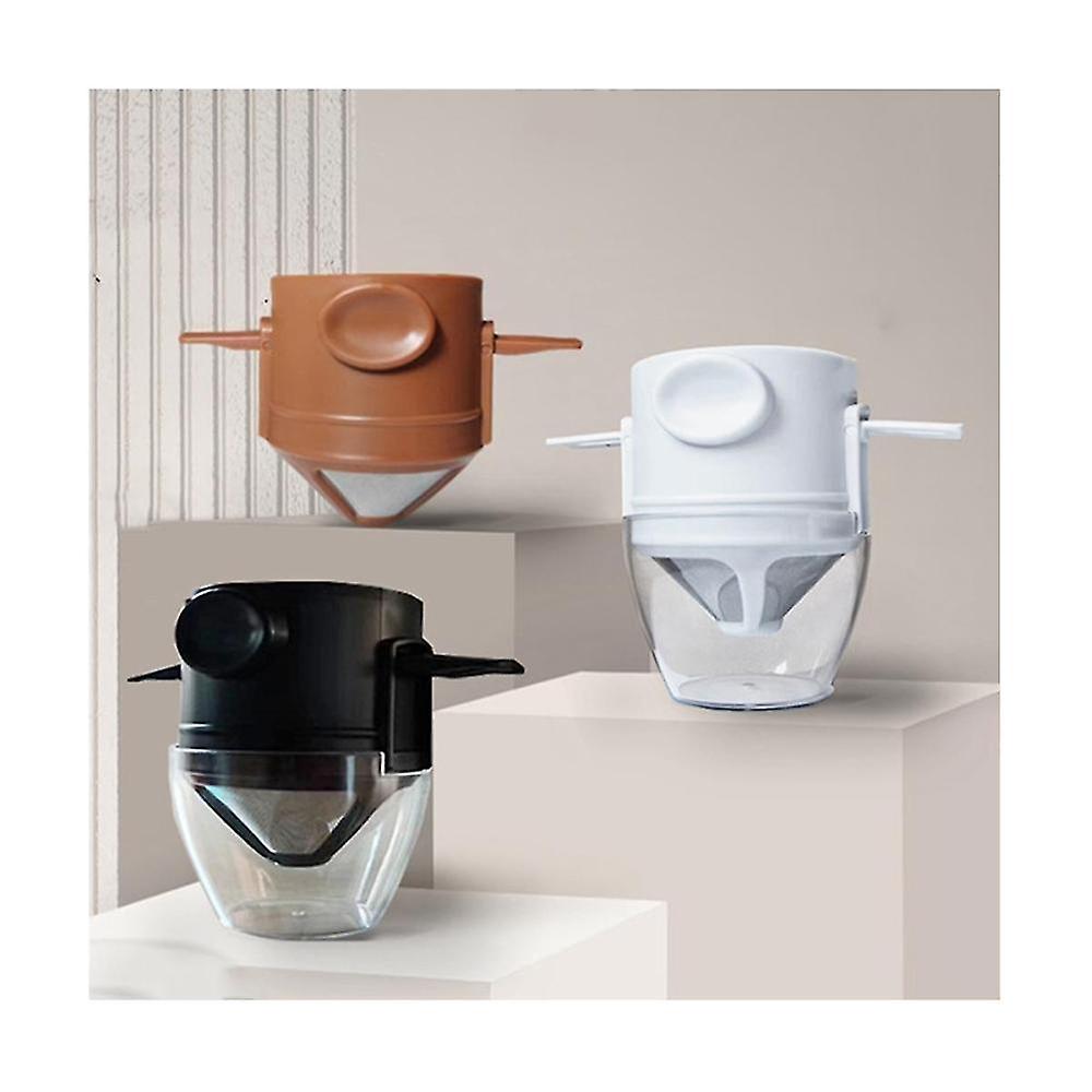 Coffee Dripper Reusable Foldable Drip Coffee Filter With Holder Portable Coffee Maker For Office Ho