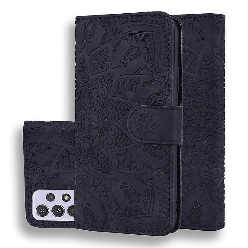 Wallet Case For Samsung Galaxy A52/A52S Premium PU Leather Flip Cover Mandala