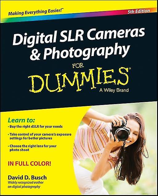 Digital Slr Cameras &amp Photography For Dummies by Busch, David D. Cleveland, Ohio Paperback
