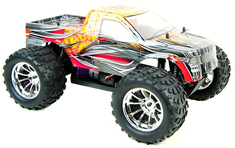 Bug Crusher Electric RC Monster Truck RTR - Orange Flame