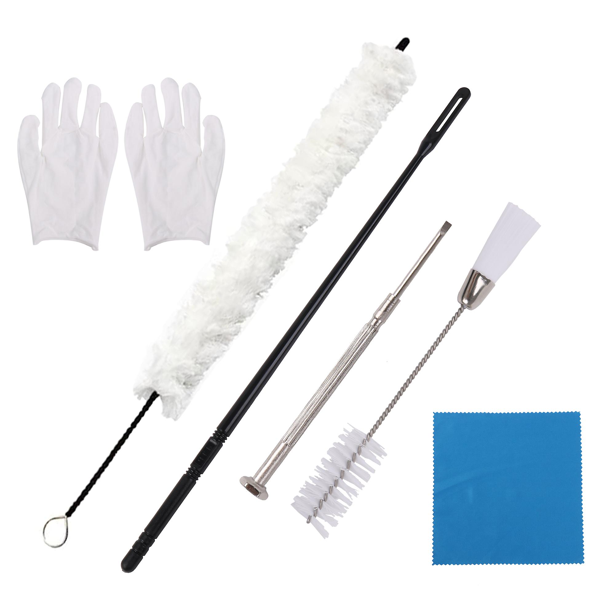 7Pcs Flute Maintenance Kit with Swab Double-End Brush Rod Screwdriver