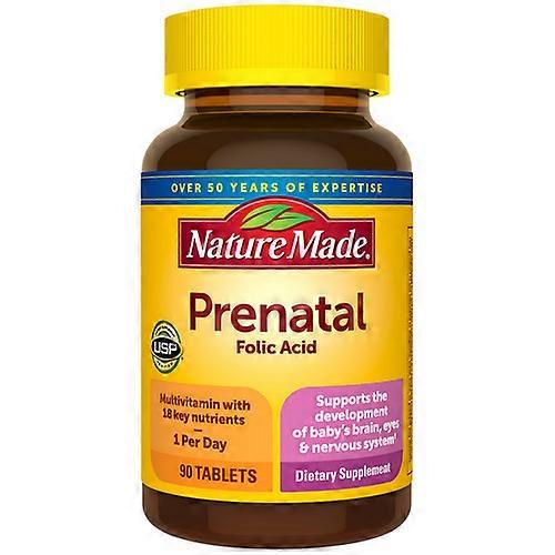 Nature Made Prenatal Multivitamins, 90 Tabs (Pack of 3)