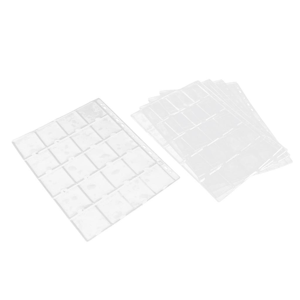 200 Pockets Coin Holders Storage Collection Album Protector Page Holder