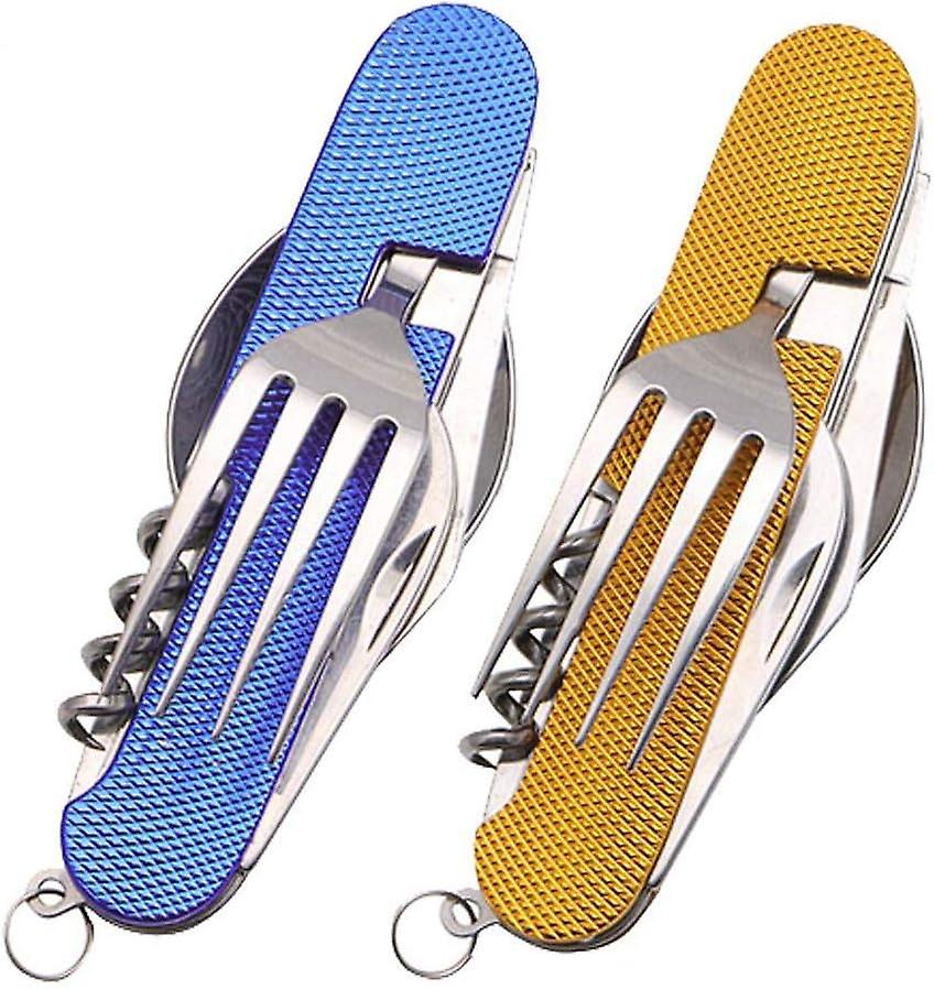 Camping cutlery set, suitable for hiking and picnics