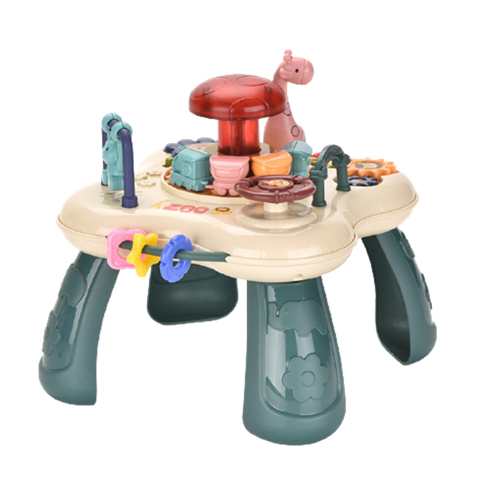 Animal Paradise Kids Play Table with Colorful Light Battery Powered Kids Early Development Toy