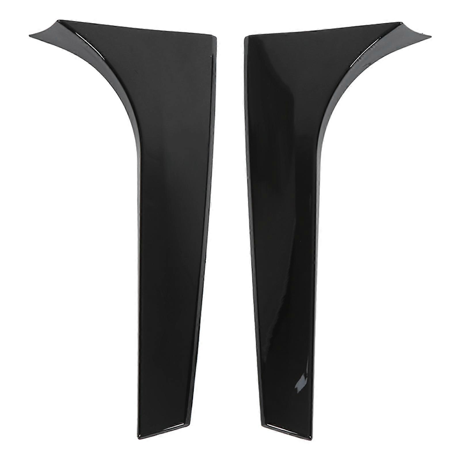 1pair Left Right Gloss Black Rear Window Side Spoiler Replacement for Mercedes Benz B Class W246 B180 B200 2012‑2018