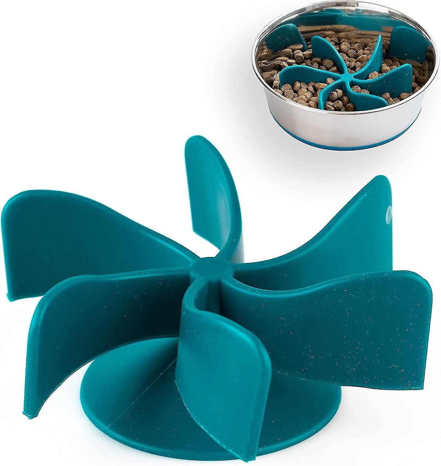 Spiral Slow Feed Bowl Insert - Turn a Dog Bowl into a Slow Feeder (for Slowing Dog and Cat Food)