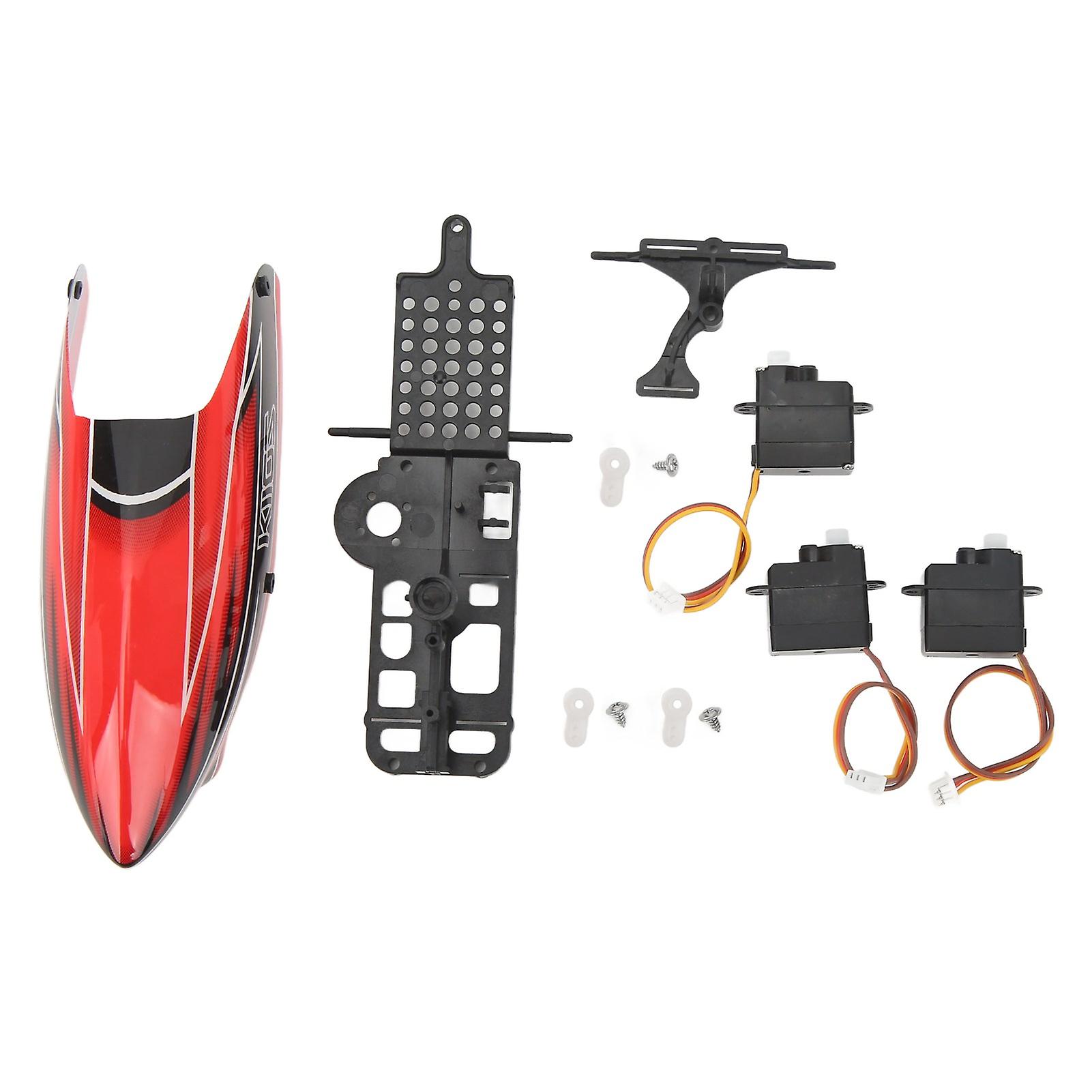 RC Hubschrauber Servomotor Set, Kunststoff Servo Abdeckung und Basis Set, RC Hubschrauber Refit Zubehör für WLtoys XK K110