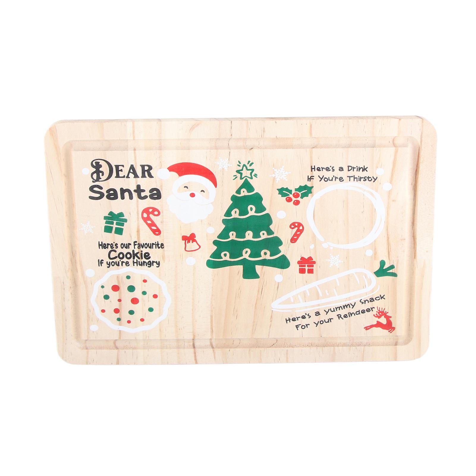 Heiligabend Leckerli-Tablett für den Weihnachtsmann