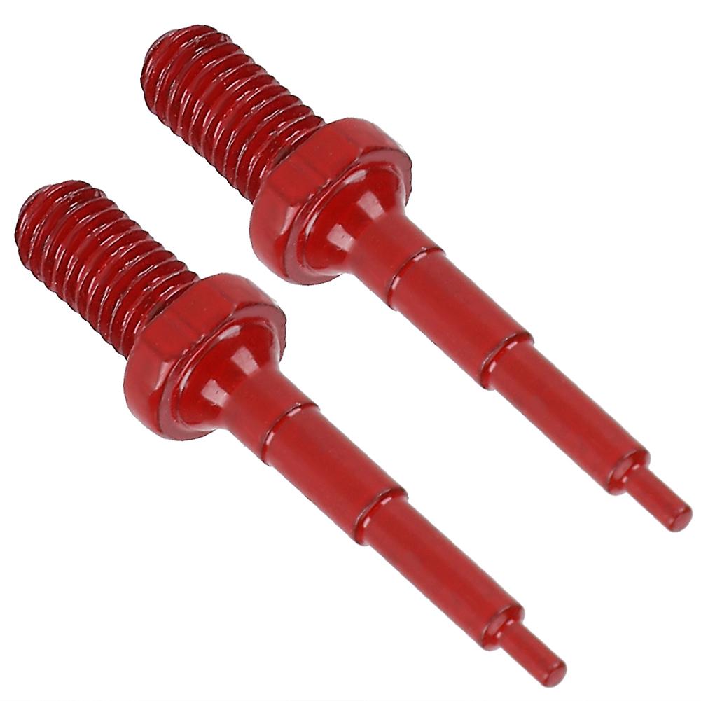 Ear Tag Nail Tagger Needle Clamp Pin Set for Pig Cattle Sheep Marking Tools, Red Alloy, 2 Pieces