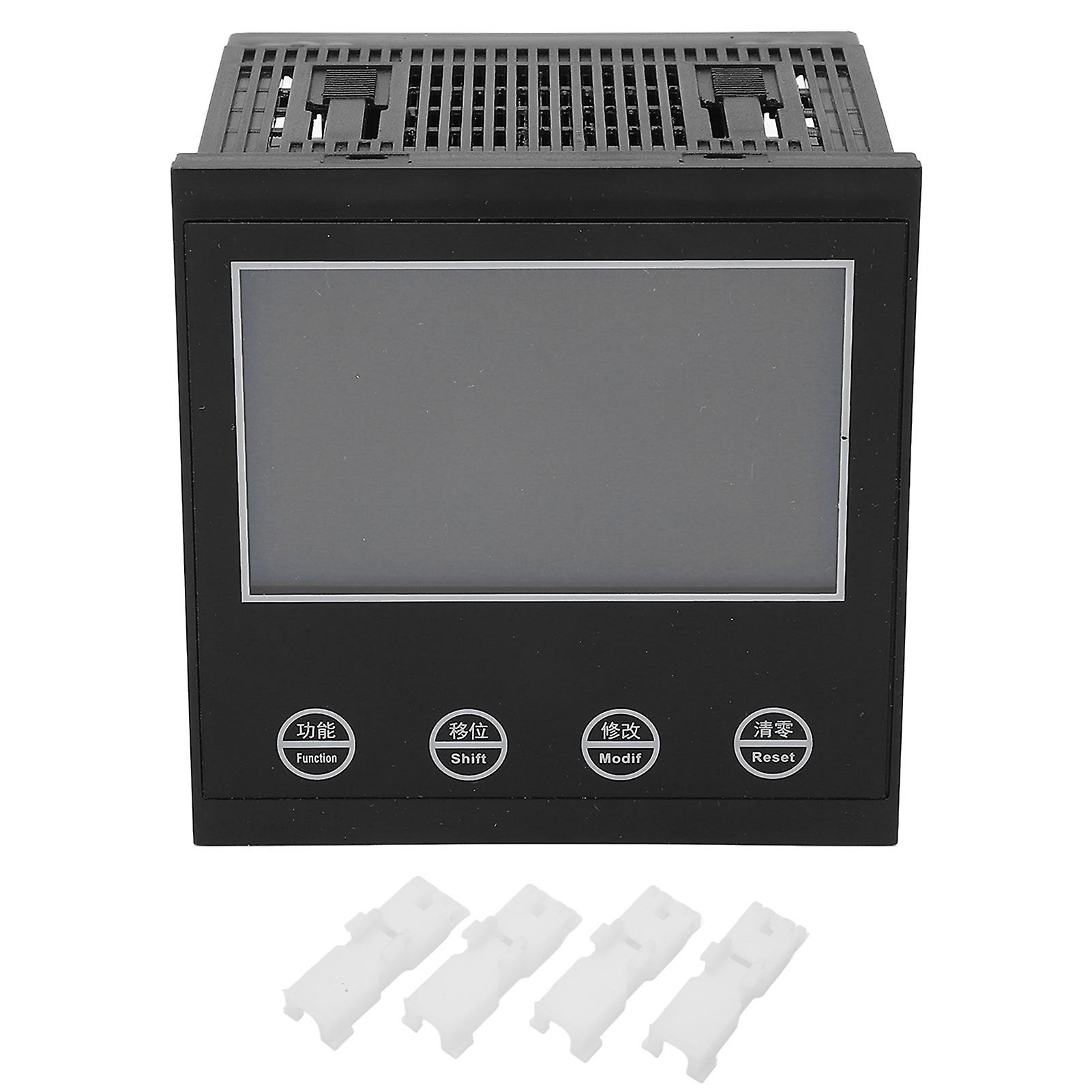 Roller Meter Counter Multifunctional 8 Digits Digital Counter Timer for Assembly Line Conveyor Belts AC 100‑240V
