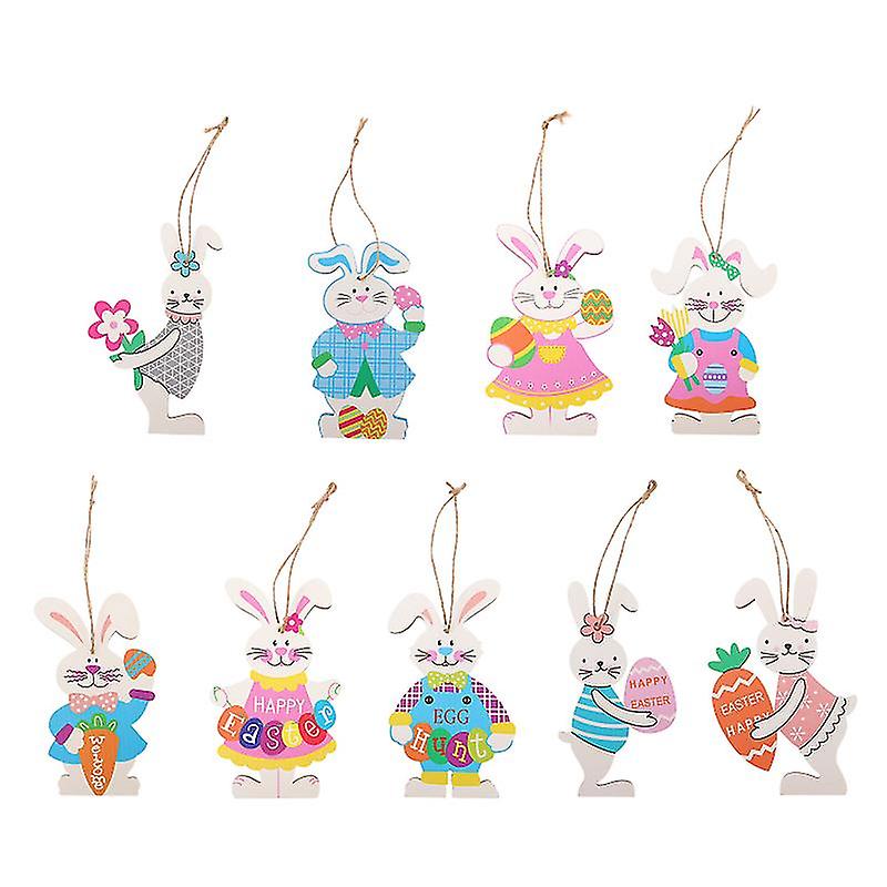 9pcs Easter Door Sign
