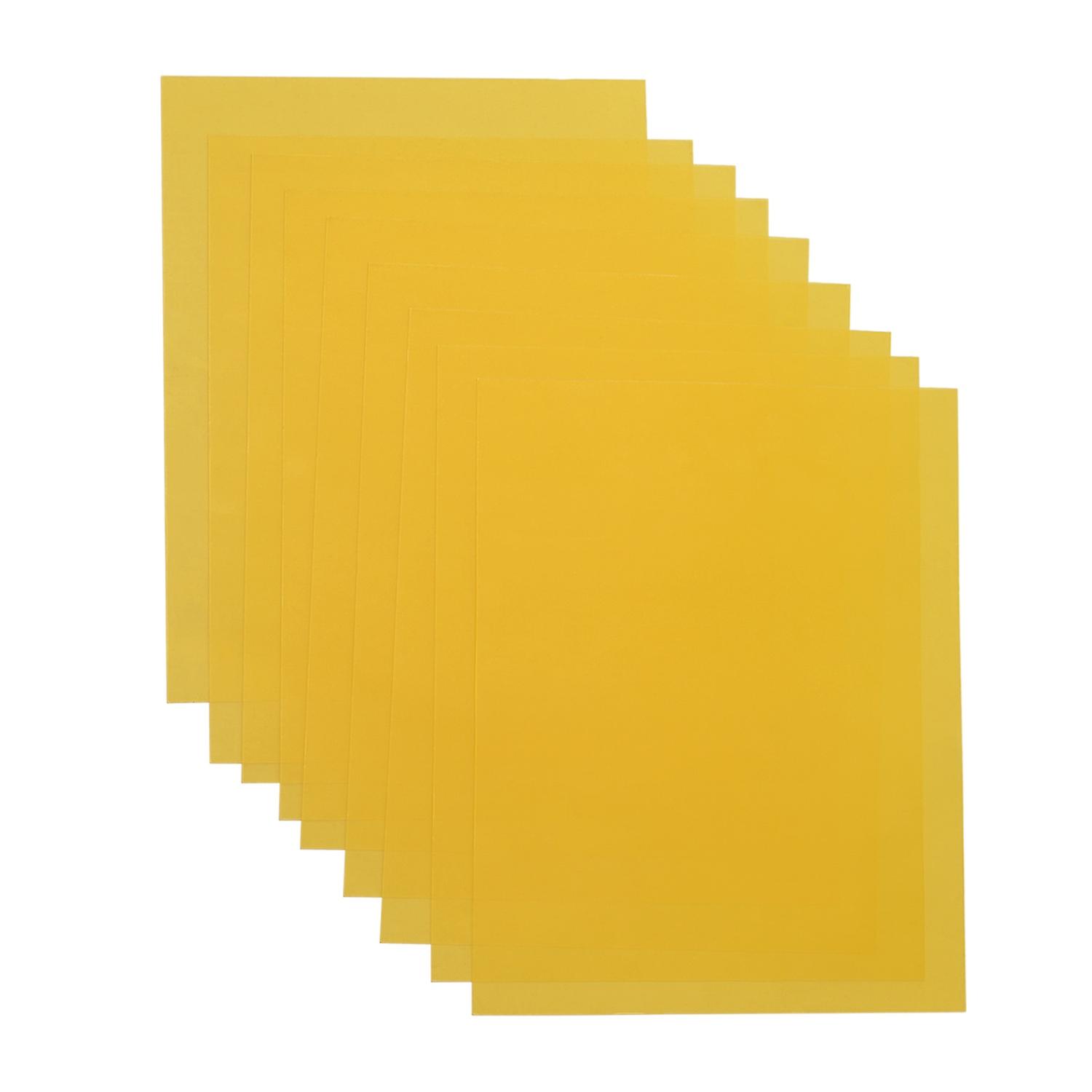 9PCS 30 * 20cm Photography Light Color Filters Set Transparent Light Gel Sheet for Studio Photograph