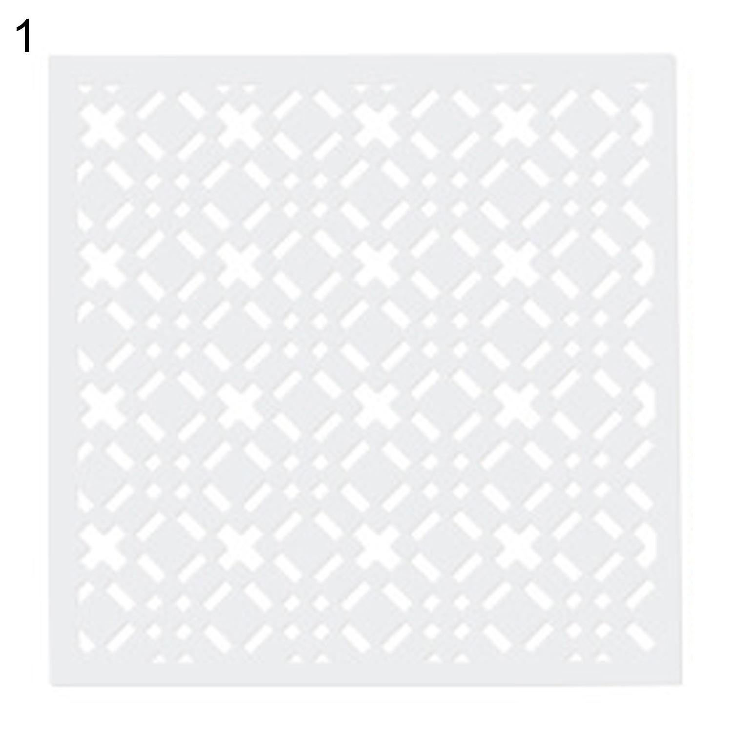 Geometric Pattern Cake Decoration Template Washable PET Extremely Flexible Cake Rim Template Kitchen