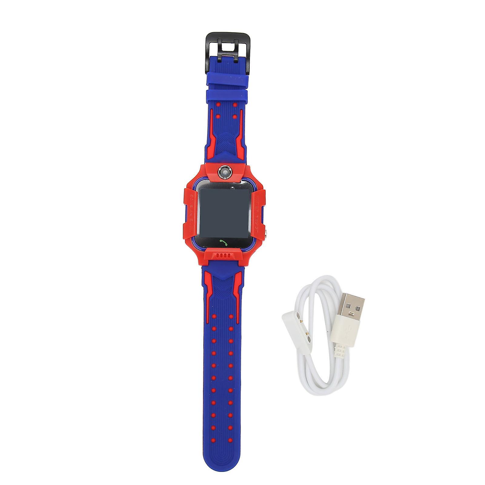 Kids Smartwatch 1.44 Inch HD Color Touch Screen 2G GSM IP67 Waterproof Cell Phone Intelligent Watch Camera with Video Call SOS Alert for Children Red