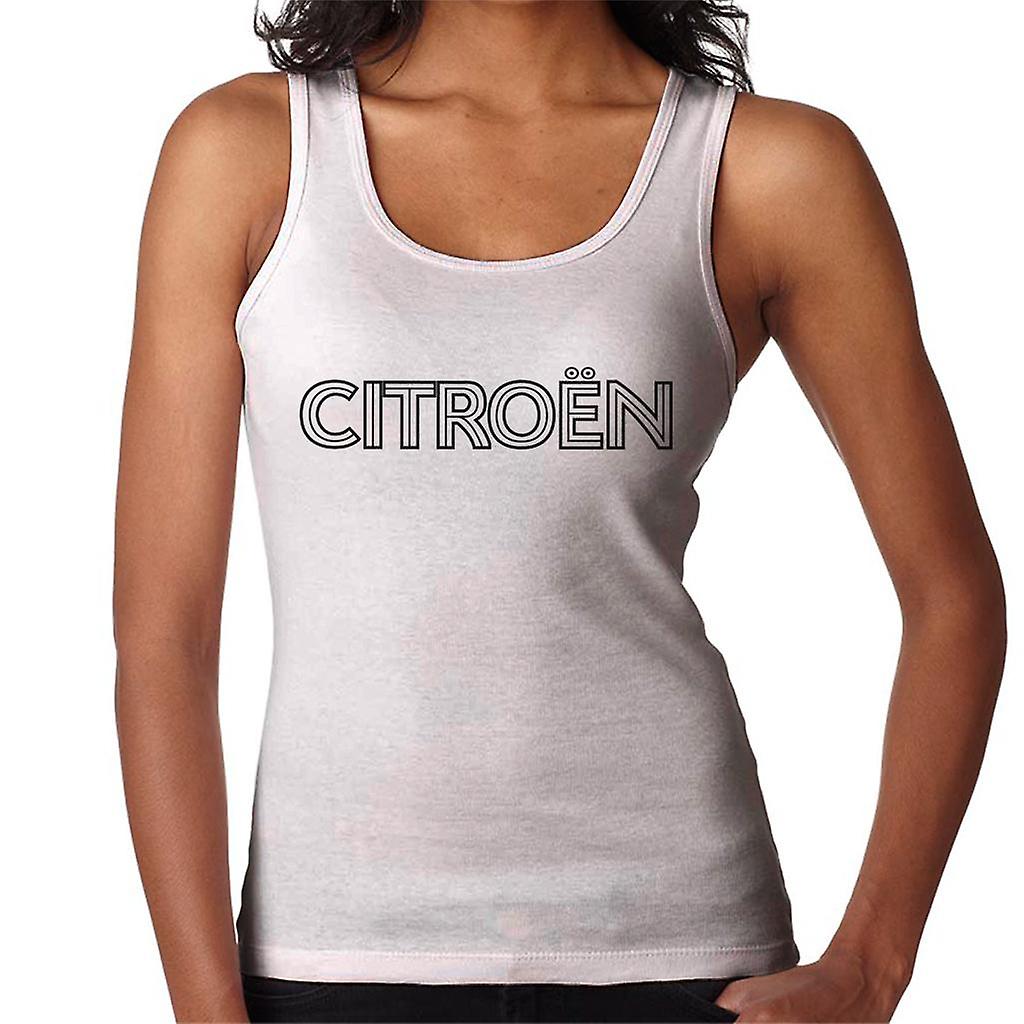 Citroen Retro Line Black Logo Women's Vest