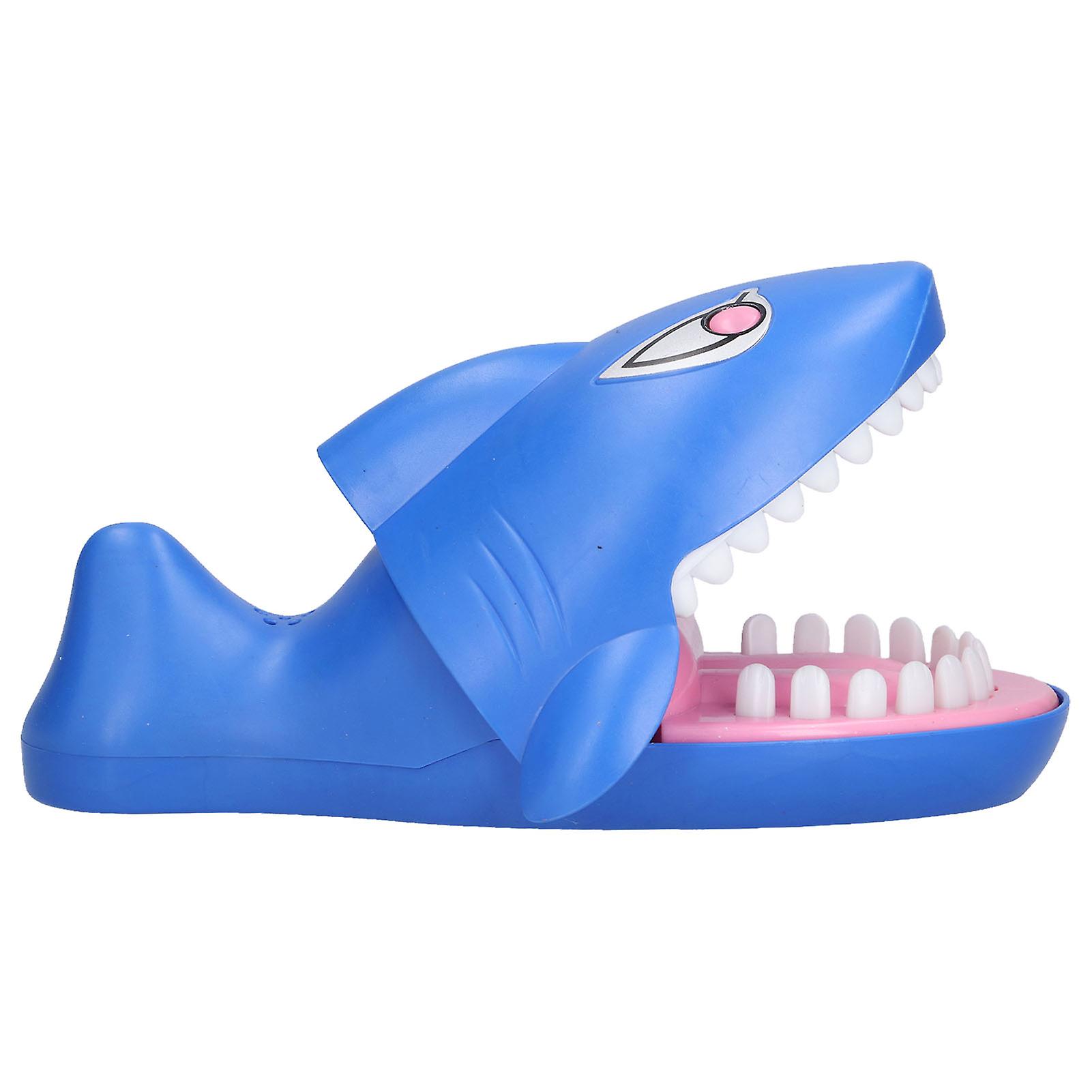 Bite Finger Toy Biting Finger Pressing Shark Teeth Trick Toys with Light Laughter for Kids Party