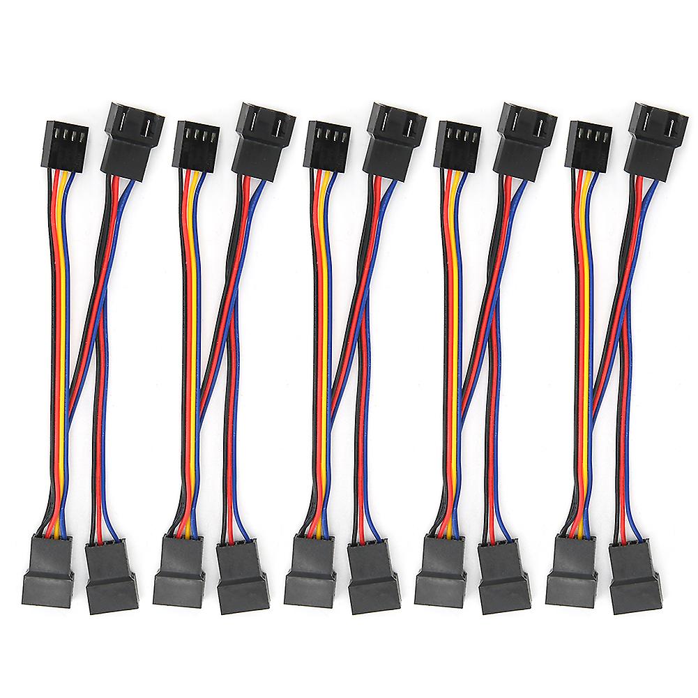 Fan Power Splitter Enhance Your Cooling System, Simple Installation For Pc Computer Case With High-Quality Material