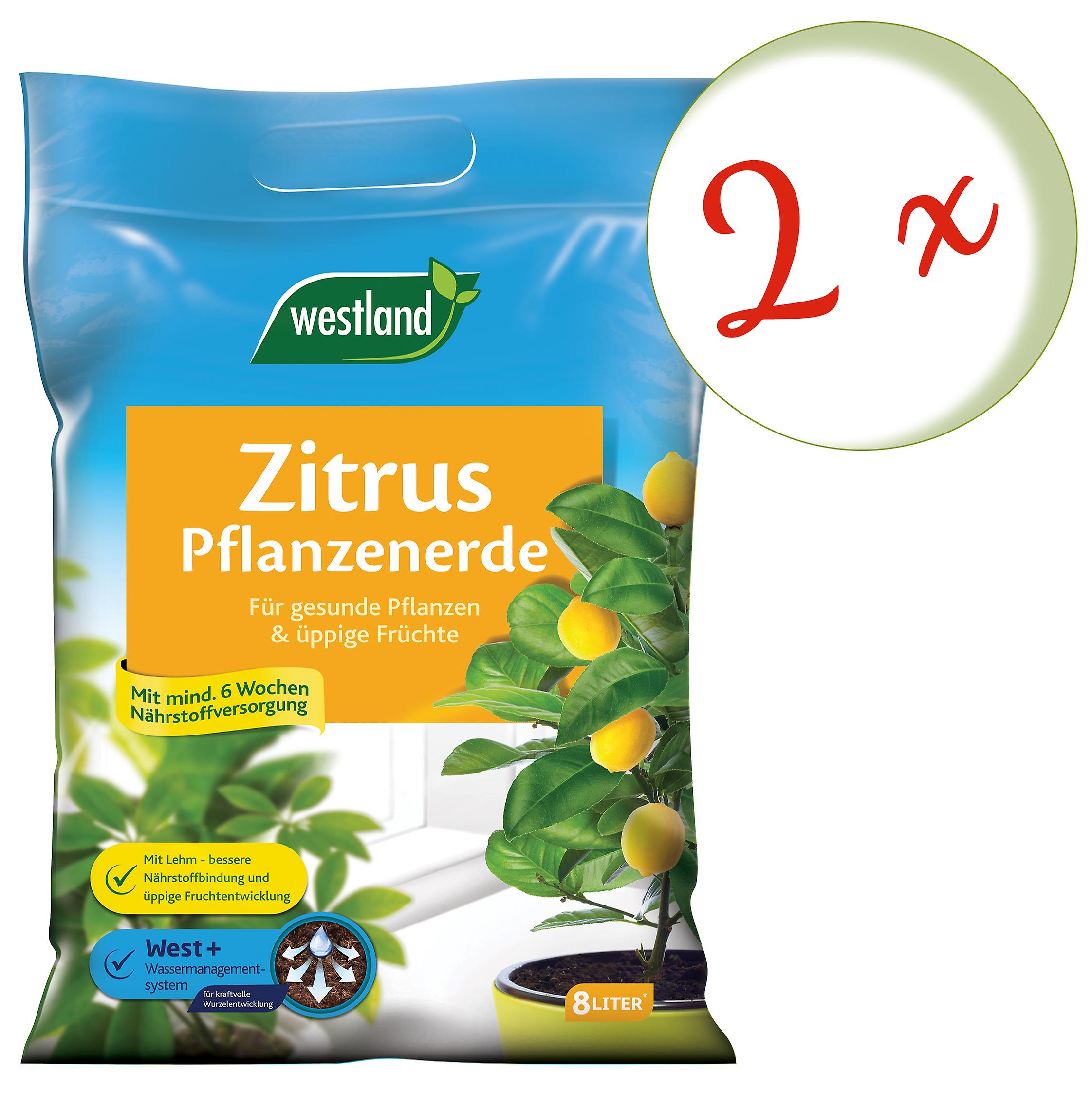 2 x WESTLAND® citrus plants soil, 8 liters