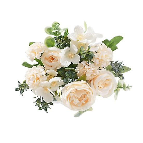 Artificial Flower Realistic Looking Curly Petals Vivid Color Easy Maintenance Simulation Peony Flower Photography Props