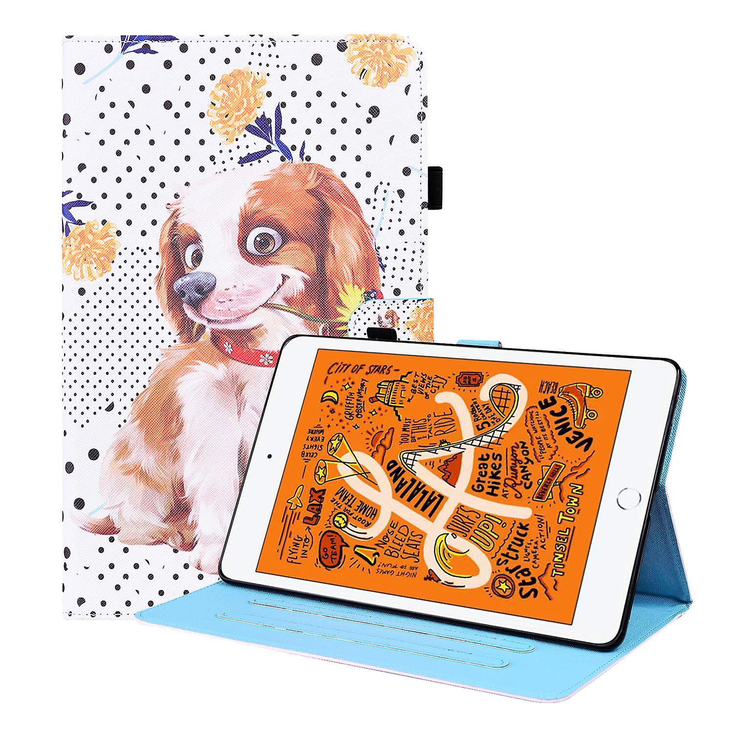 For iPad Mini 1 /2 /3 /4 /5 with Pencil Holder Auto Sleep/Wake Function PU Leather Smart Cover