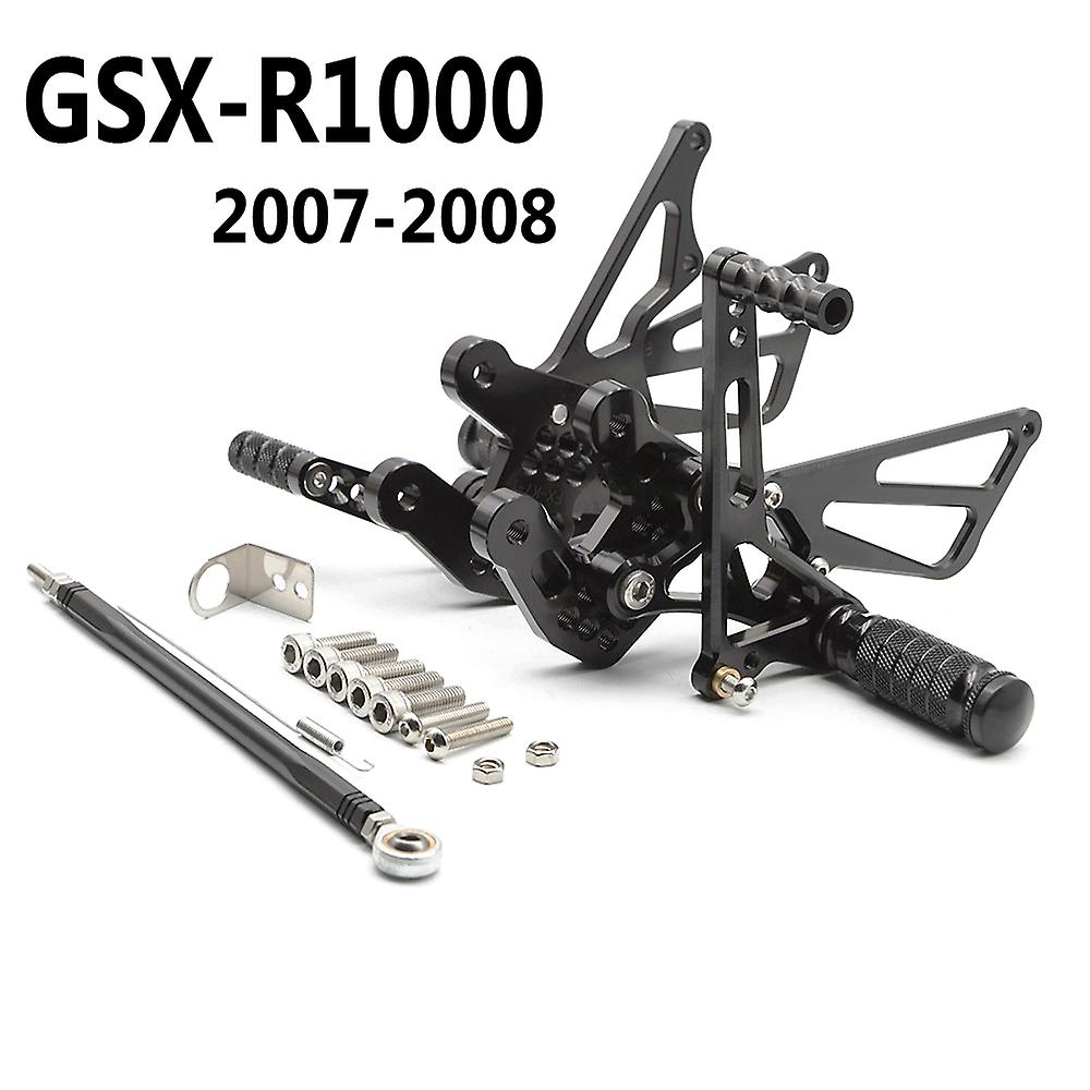 Für suzuki gsxr1000 k7 k8 gsxr gsx-r 1000 GSX-R1000 cnc motorrad aluminium rücksitz fuß stütze hinten satz fuß pedal fuß pedal