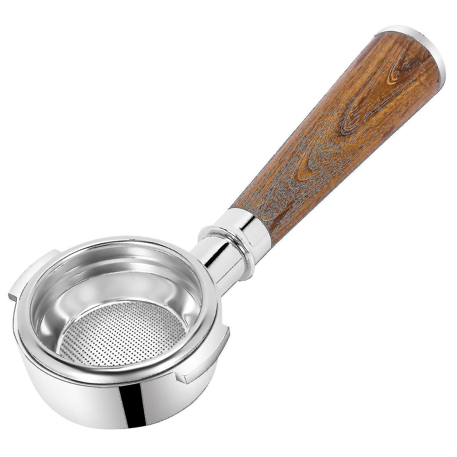 58mm Bottomless Handle Compatible With ExpobarRocketRancilioFaema And Wega With 1 Cup Fi