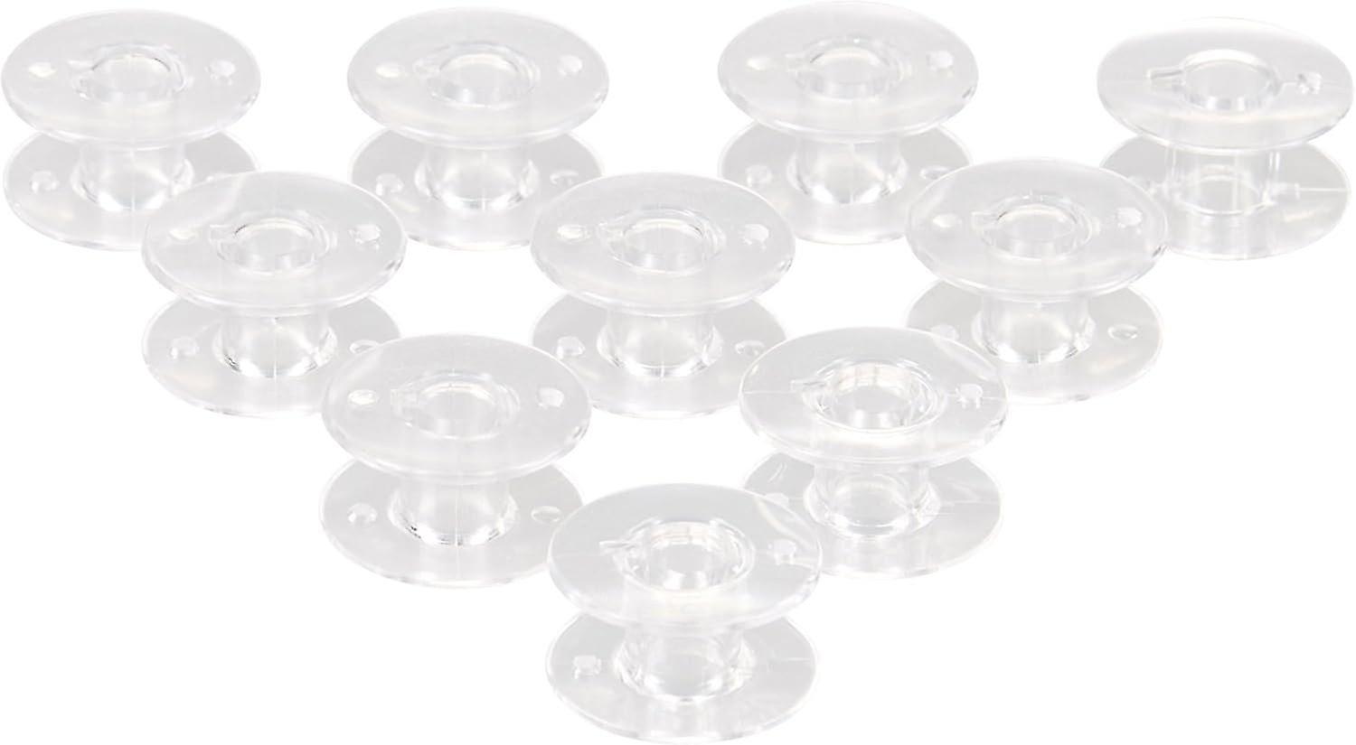 Transparent Sewing Machine Bobbin, 30 Plastic Sewing Machine Bobbins, Thread Bobbin for Most Common