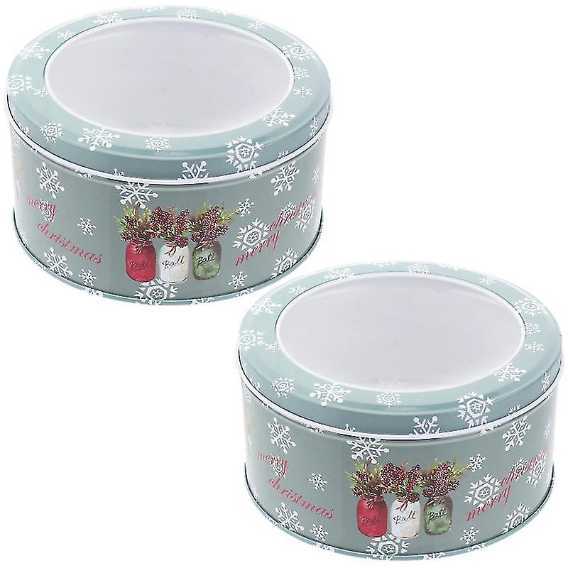 2pcs Iron Gift Box For Christmas