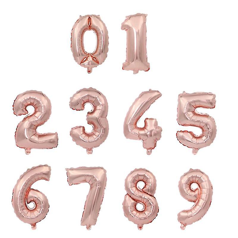 10pcs Digital Balloons