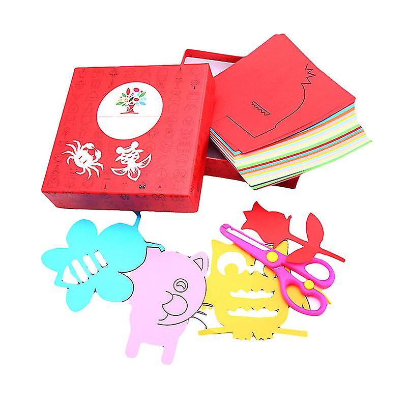 121pcs Kids Paper Cut Set