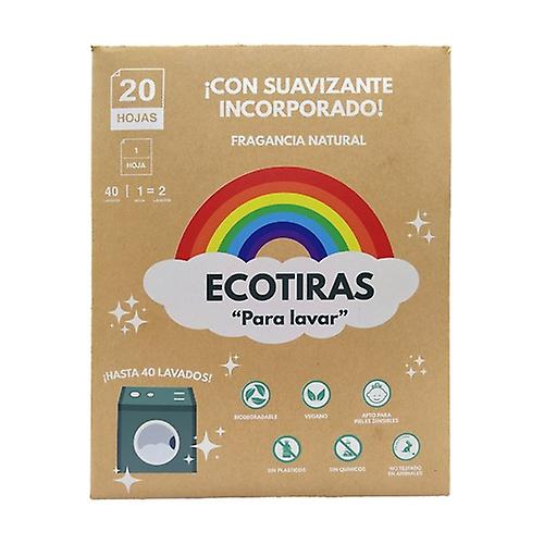 Eco strips for washing machines with fabric softener (40 washes) 20 units