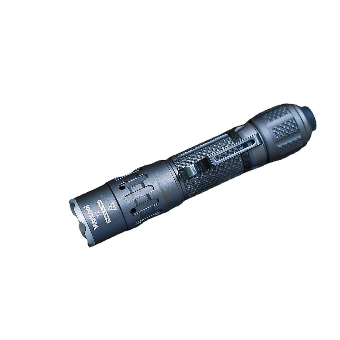 1730Lm Compact Edc Tactical Flashlight Come With 18650 Battery Mini Led Torch For Outdoor Hunting Shooting Camping Fishing