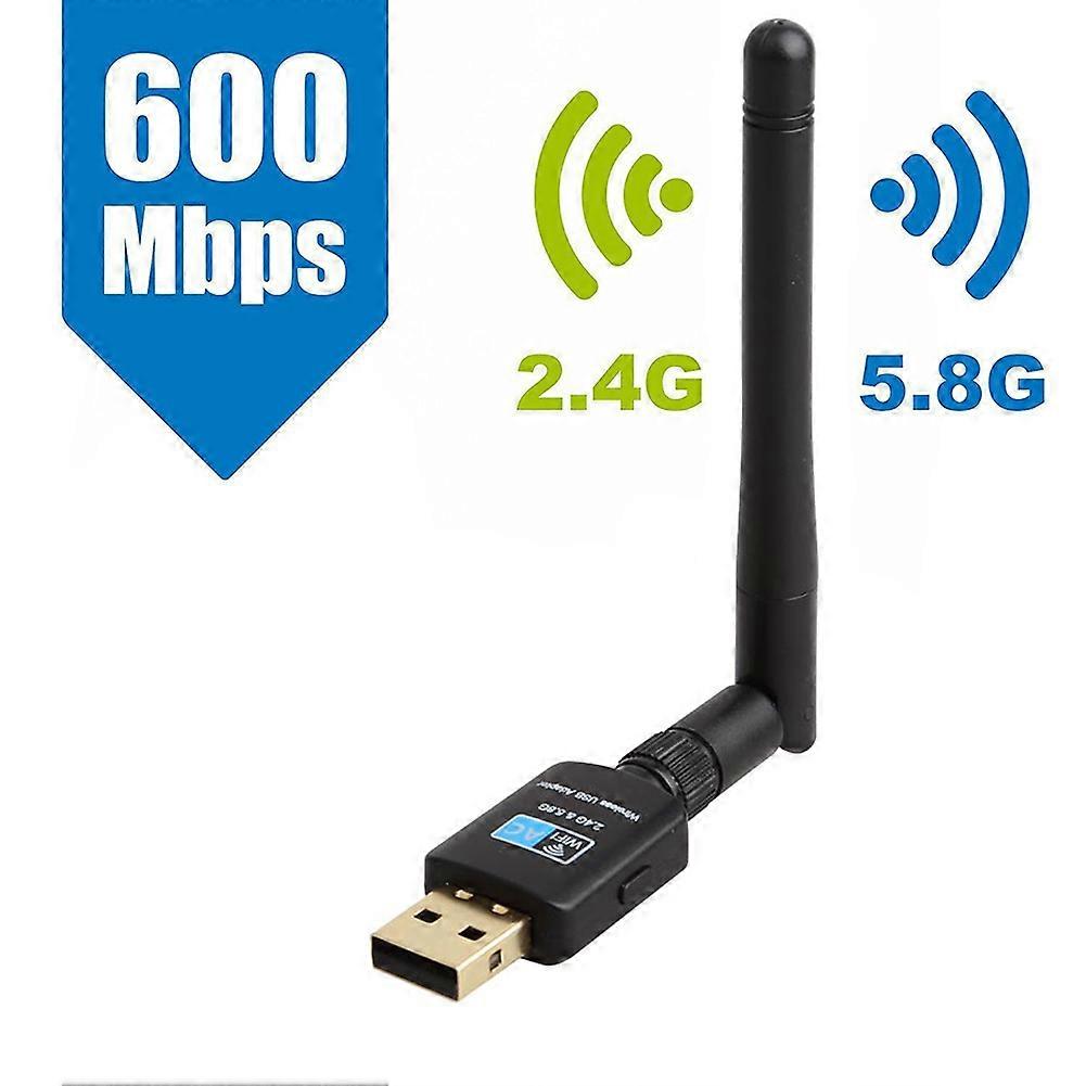 Dual Band Wireless Network Card 360 Rotatable Mini Usb Wifi Stick