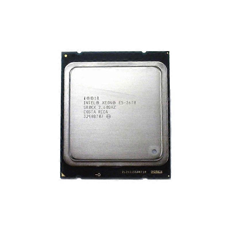 Xeon E5-2670 CPU - Socket LGA 2011 8 Cores 16 Threads 2.6GHz 20MB L3 Cache 115W.