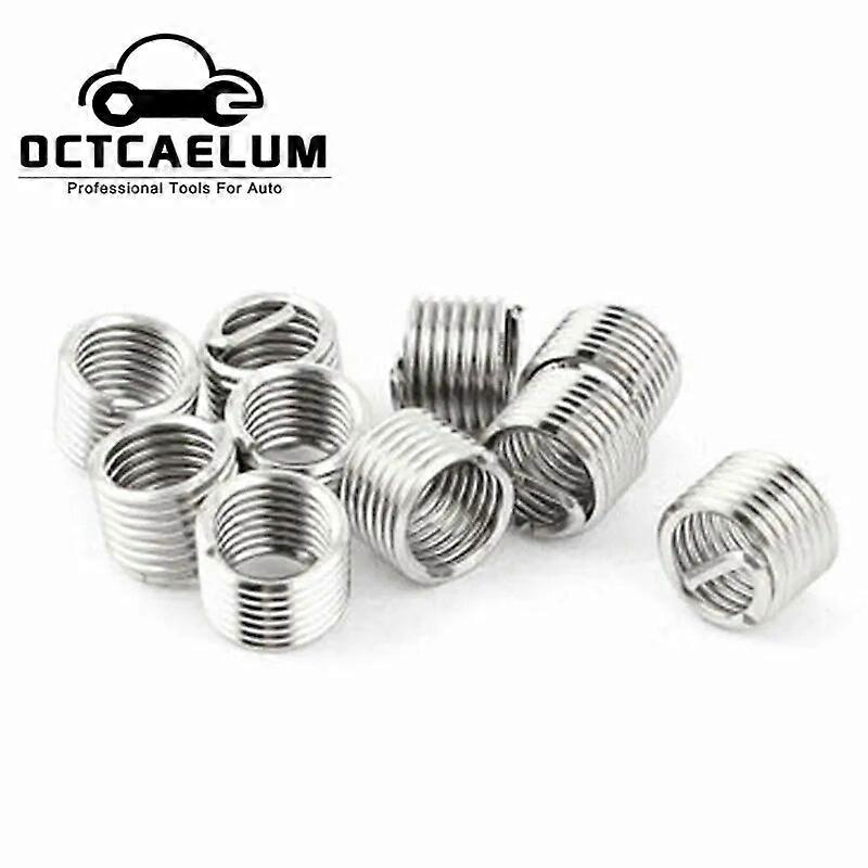 M14 X 1.25 10PCS Stainless Steel Thread Repair Helical Coil Wire Inserts Set For Car Motorcycle Helicoil AT2059K1 No.36726