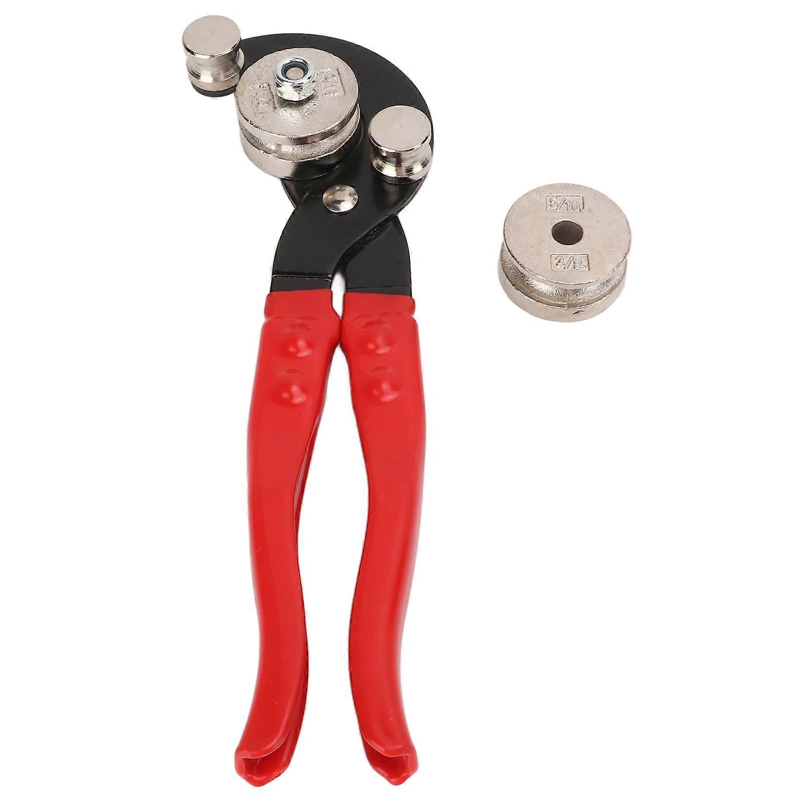 4 in 1 Tube Bending Plier 10.5in 90 Bendable for 1/4in 5/16in 3/16in 3/8in Brake Line E2U311